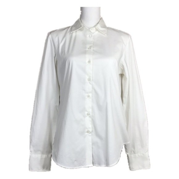 Joe Fresh Tops - NEW Joe Fresh White Front Button Blouse Size M